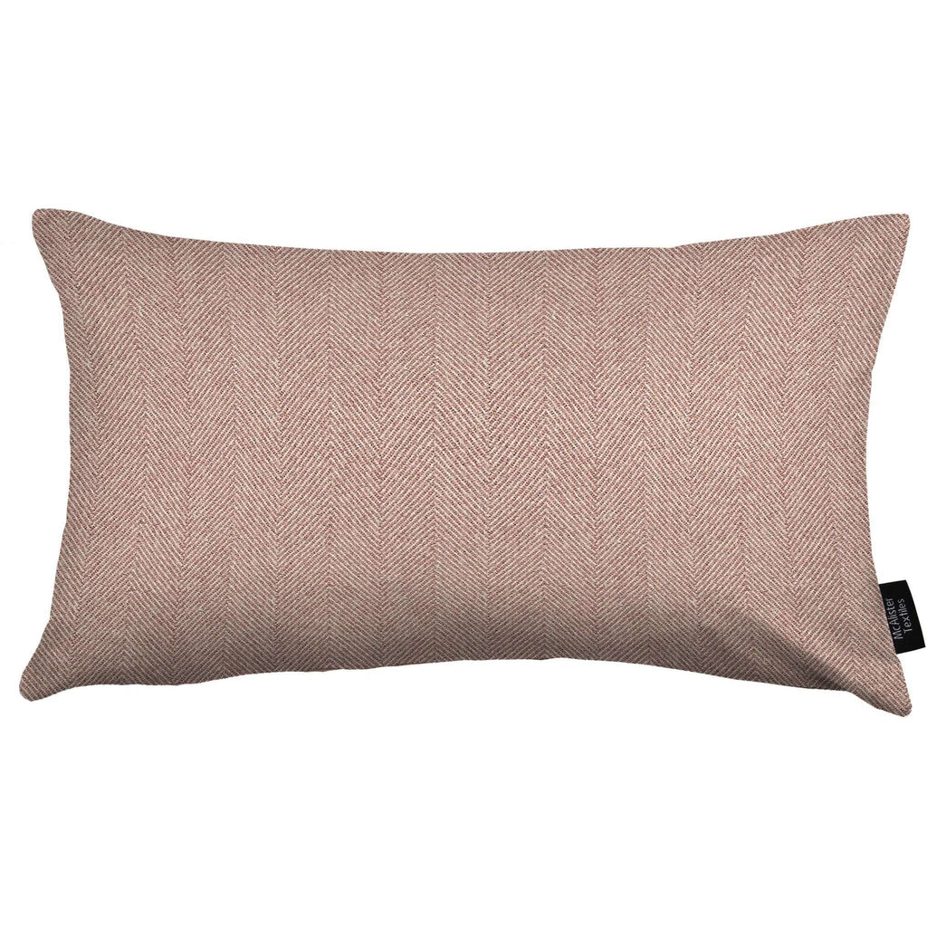 McAlister Textiles Herringbone Lilac Purple Pillow Pillow Cover Only 50cm x 30cm 