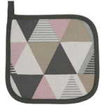 Load image into Gallery viewer, McAlister Textiles Vita Pink Cotton Print Oven Trivet Kitchen Accessories 
