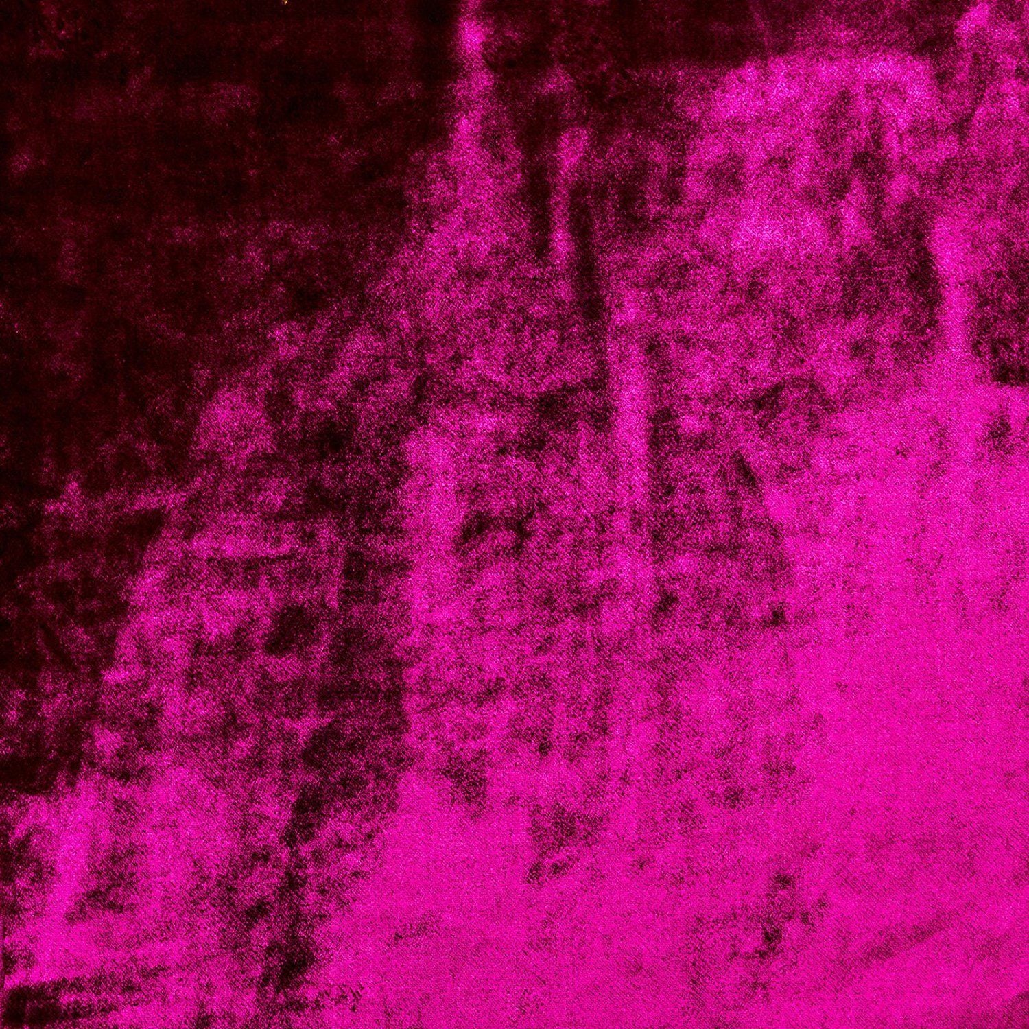 McAlister Textiles Crushed Velvet Fuchsia Pink Fabric Fabrics 1 Metre 